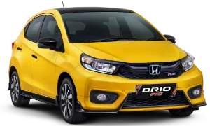 Yellow Honda Brio